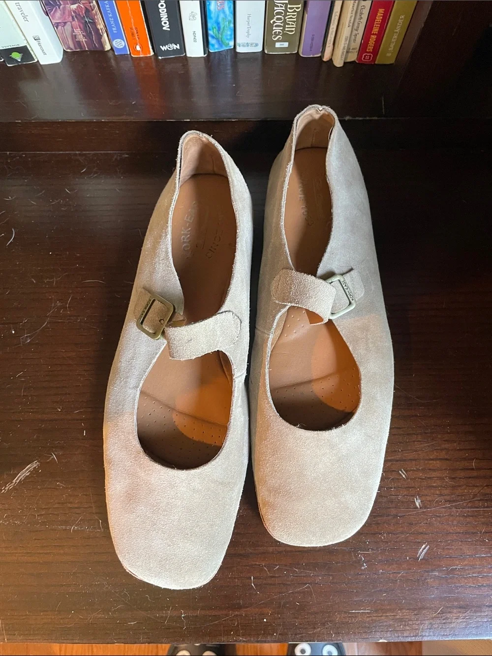 Kork-ease suede mary jane flats 11M